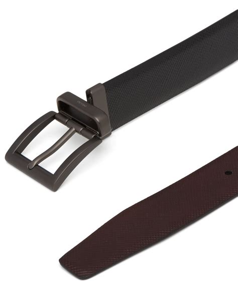 prada reversible belt.